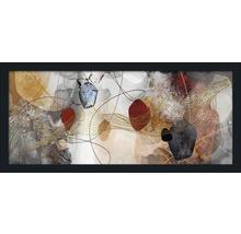 Abstraktes Wandbild mit Rahmen