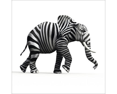 Decopanel Striped Elefant 30x30 cm