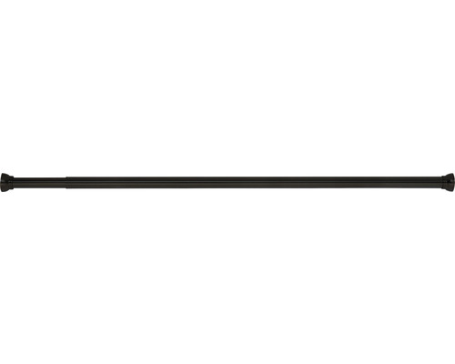 Duschvorhangstange spirella Kreta 75-125 cm schwarz matt