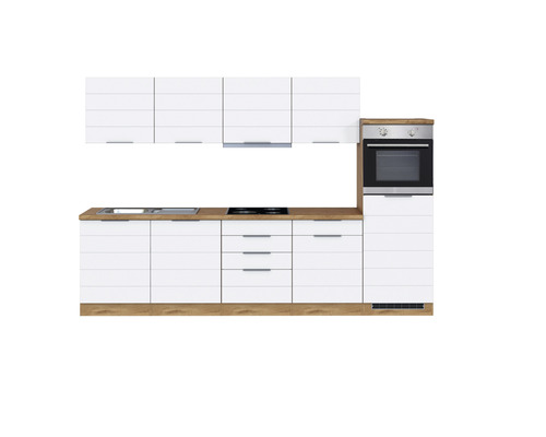 Held Möbel Küchenzeile mit Geräten Florenz 300 cm | HORNBACH