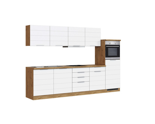 Held Möbel Küchenzeile mit Geräten Florenz 300 cm | HORNBACH