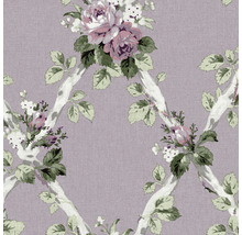 Tapete mit Blumenmuster und Rautenmuster