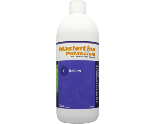 Aquariumpflanzendünger MasterLine Kalium Potassium 1000 ml Reiner Kaliumdünger