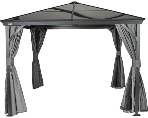 Pavillon mit Vorhängen für den Außenbereich