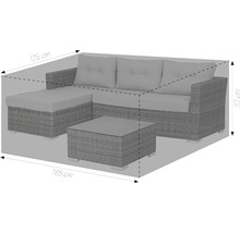 Schutzhülle für Loungegruppe mit den Maßen 185 cm x 125 cm x 85 cm