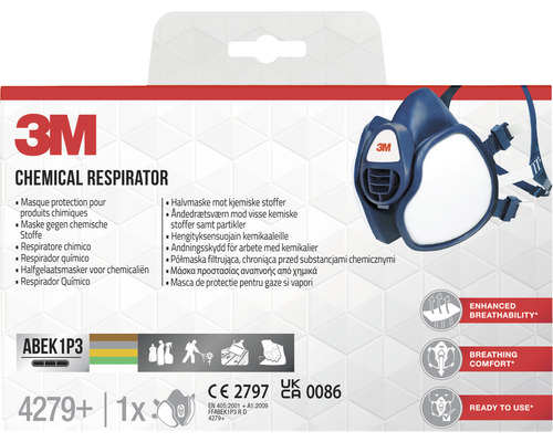 3M Chemikalienschutzmaske mit ABEK1P3 Filter