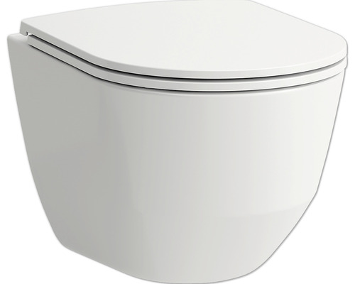 Wand-Tiefspülklosett mit WC-Sitz