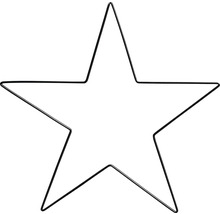 Dekorativer Sternrahmen aus Metall