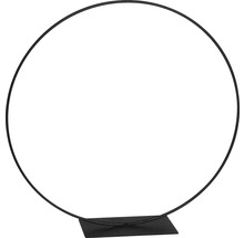 Metallring mit Metallfuß Lafiora Ø 30 cm schwarz