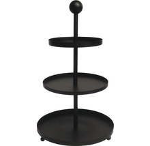 Etagere mit drei Ebenen für die Präsentation von Speisen oder Dekorationen.