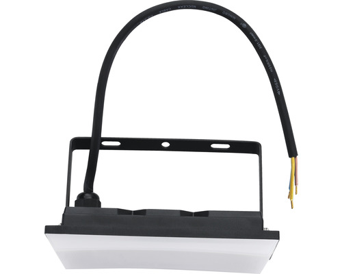 Schwarzer LED-Strahler mit Kabel