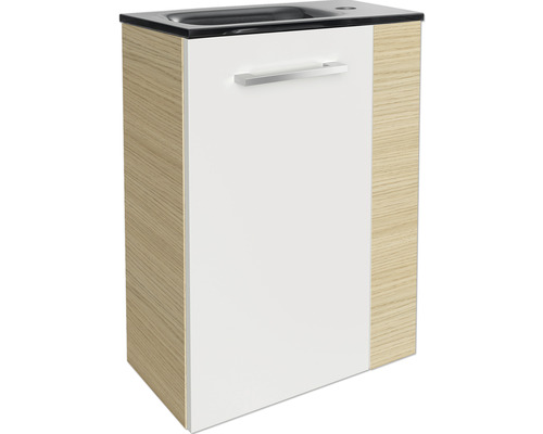 Waschtischunterschrank mit einer Tür und Griff