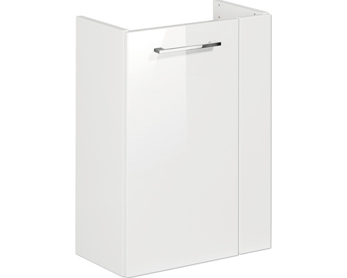 Waschtischunterschrank FACKELMANN Small Bathroom Collection BxHxT 44 x 60 cm x 24,3 cm Frontfarbe weiß hochglanz