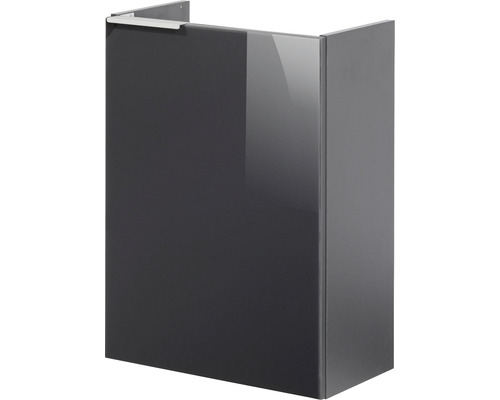 Waschtischunterschrank FACKELMANN Small Bathroom Collection BxHxT 44 x 60 cm x 24,3 cm Frontfarbe anthrazit 86022