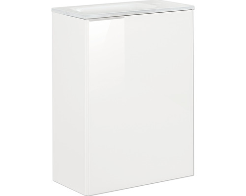 Waschtischunterschrank mit glänzender Oberfläche