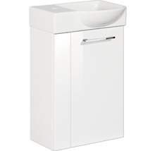 Waschtischunterschrank FACKELMANN Small Bathroom Collection BxHxT 44 x 60 cm x 24,3 cm Frontfarbe weiß hochglanz 86025