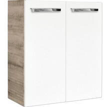 Waschtischunterschrank FACKELMANN Small Bathroom Collection BxHxT 52 x 60 cm x 24,3 cm Frontfarbe weiß hochglanz 86039