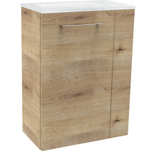 Waschbeckenunterschrank mit einer Tür und Griff