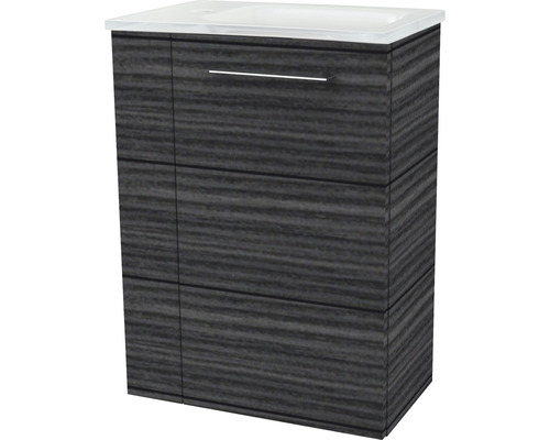 Waschtischunterschrank mit Schubladen und Waschbecken