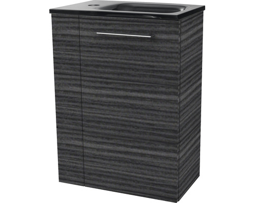Waschbeckenunterschrank mit zwei Türen und einem Griff