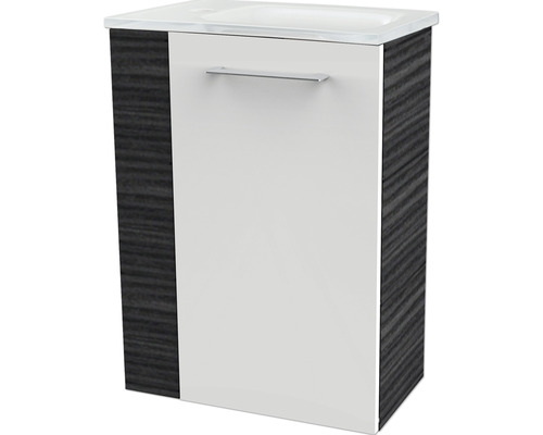 Waschbeckenunterschrank mit Tür und Griff