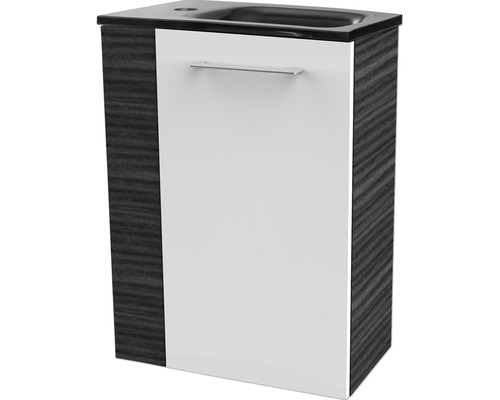 Waschbeckenunterschrank mit Tür und Griff
