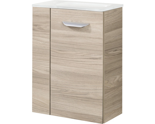 Waschbeckenunterschrank mit Tür und Griff