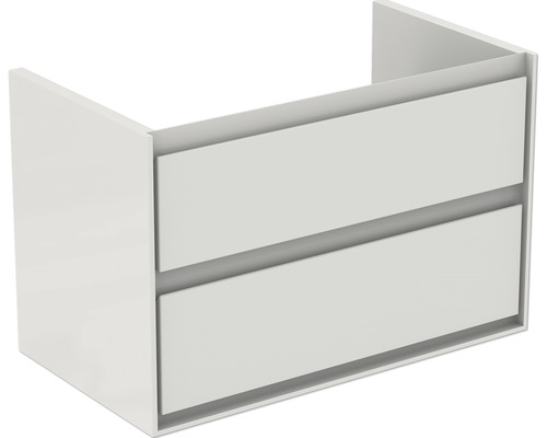 Ideal Standard Waschtischunterschrank Connect Air 80 cm 2 Auszüge weiß glanz (lack)/weiß matt (lack) E0819B2