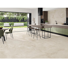 Feinsteinzeug Wand- und Bodenfliese Loftstone 120 x 120 cm cream