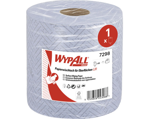 Kimberly-Clark Putztuchrolle WypAll L20 2-lagig Einzeltuch 380x195 mm 400 Blatt Kimberly-Clark Putztuchrolle WypAll L20 2-lagig Einzeltuch 380x195 mm 400 Blatt