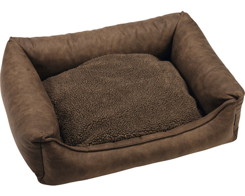 Hundebett beeztees Memory Foam Uma Braun 80 x 60 cm orthopädisches Bett zum entspannten liegen