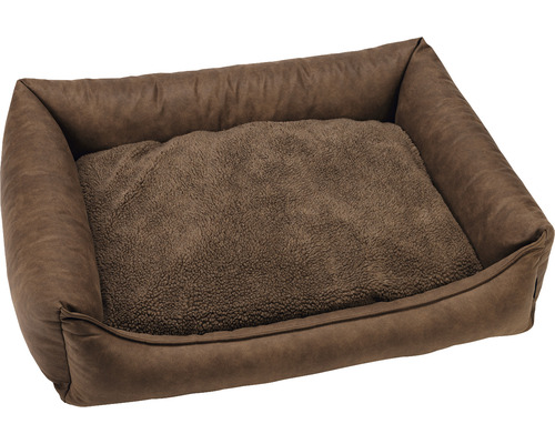 Hundebett beeztees Memory Foam Uma Braun 100 x 80 cm orthopädisches Bett zum entspannten liegen