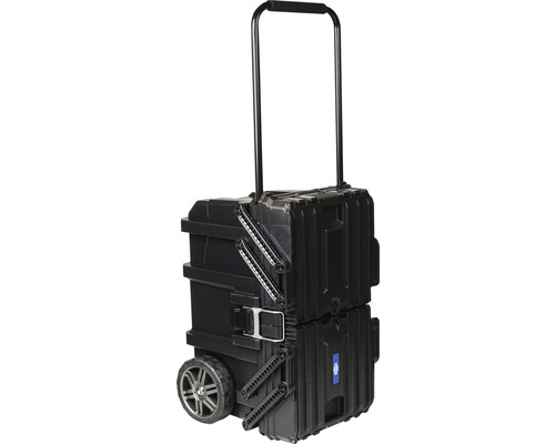 Werkzeugkoffer mit Rollen und Teleskopgriff