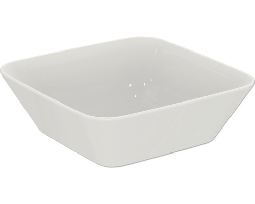 Ideal Standard Aufsatzwaschbecken Connect Air 40 cm weiß E034701 Quadratische Schale aus Keramik
