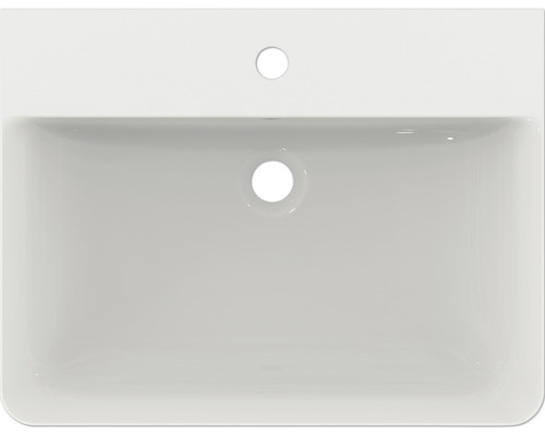 Aufsatzwaschbecken aus Sanitärkeramik mit Hahnloch