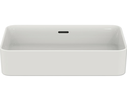 Aufsatzwaschbecken aus Sanitärkeramik mit Überlauf