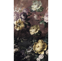 Dekorative Blumentapete mit floralem Muster