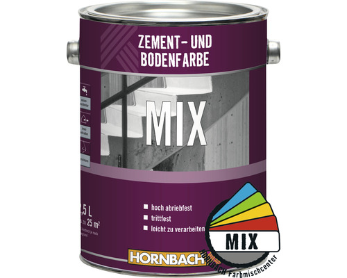 Farbe für Zement und Böden im 2,5 Liter Gebinde