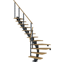 Raumspartreppe mit Holzstufen und Geländer