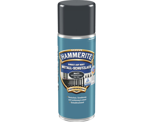 Hammerite Metall Schutzlack Spraydose für direkten Auftrag auf Rost