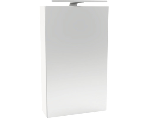 Spiegelschrank FACKELMANN SBC Small Bathroom Collection 400 x 16,2 x 680 mm weiß 1-türig LED