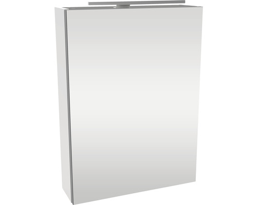 Spiegelschrank FACKELMANN SBC Small Bathroom Collection 500 x 16,2 x 680 mm weiß 1-türig LED links