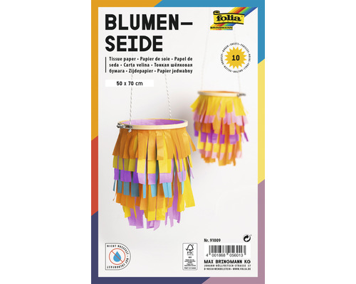 Blumenseide, 50 x 70 cm, 10 Blatt