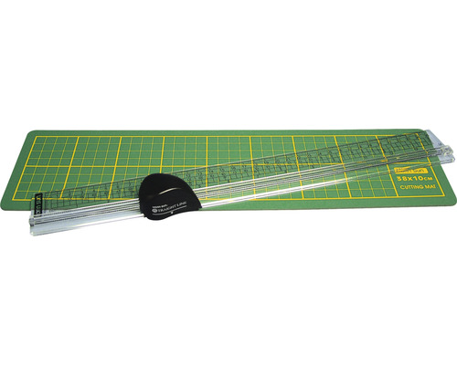 Schneidematte mit Schneidelineal