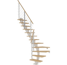 Holztreppe mit Geländer für den Innenbereich