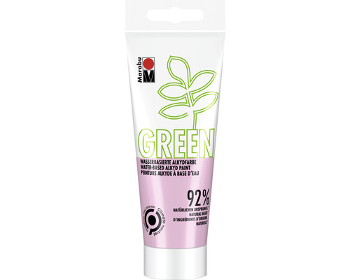 Green Series - Wasserbasierte Alkydfarbe 227 pastellrosa 100 ml