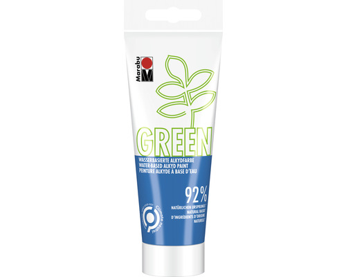 Green Series - Wasserbasierte Alkydfarbe 095 azurblau 100 ml