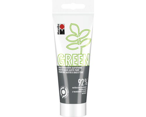 Marabu Green Wasserbasierte Alkydfarbe schiefer 174 100 ml Marabu Green wasserbasierte Alkydfarbe im Behälter
