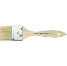 Flachpinsel, 50 Millimeter breit, mit Holzgriff