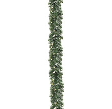 Weihnachtsgirlande mit Beleuchtung